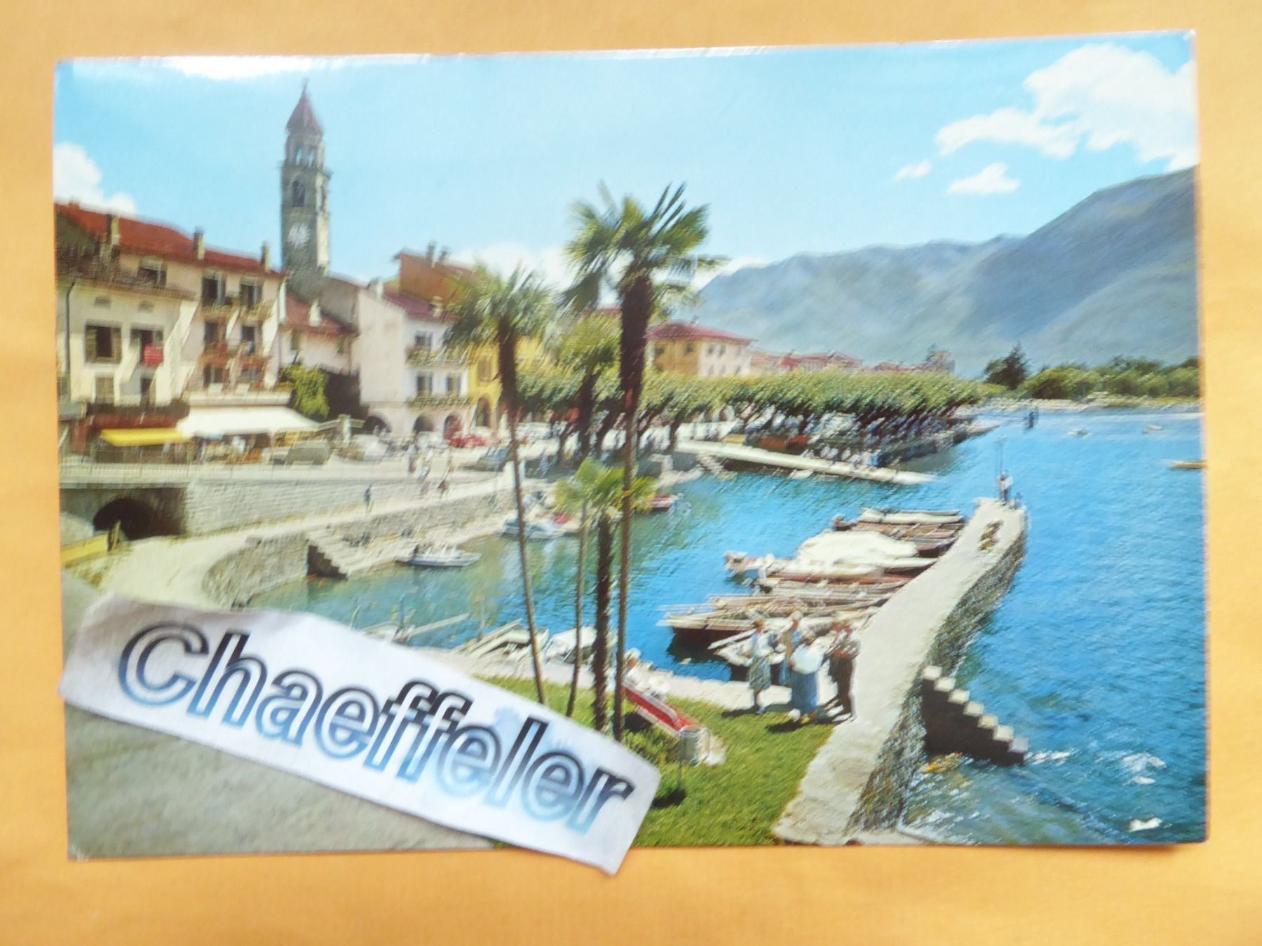 Cartoline postali: Ascona ( Lago Maggiore ) – Usato da Zürich venduto da Chaeffeler