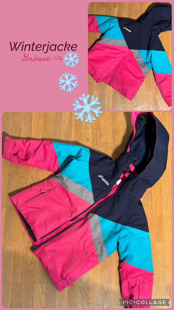 Phenix Vestes & Manteaux: Winterjacke Phenix Grösse 116 Mädchen bunte Farben – D'occasion à Pfäffikon ZH par Salibandy