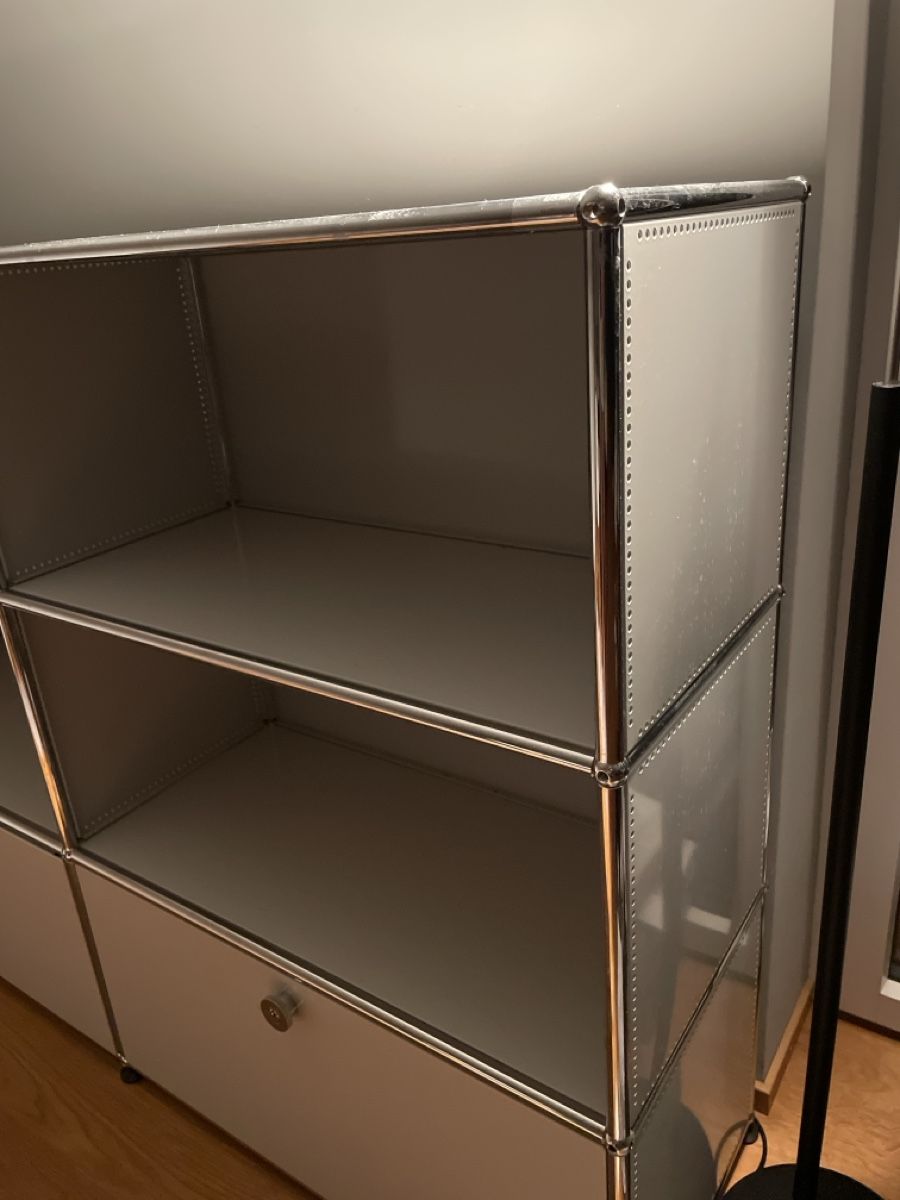 USM Scaffali: USM Haller Regalsystem Grau, – Usato da Jonen venduto da taishathings 1