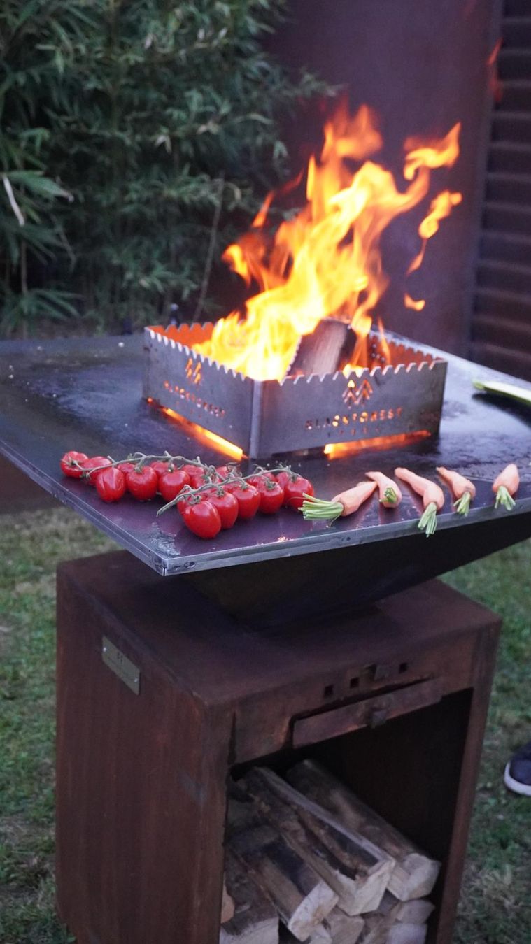 Bracieri: Grill Feuerschale Black 100 Set – Nuovo (secondo la descrizione) da Neuhausen venduto da MetallbauKunst_GmbH 7