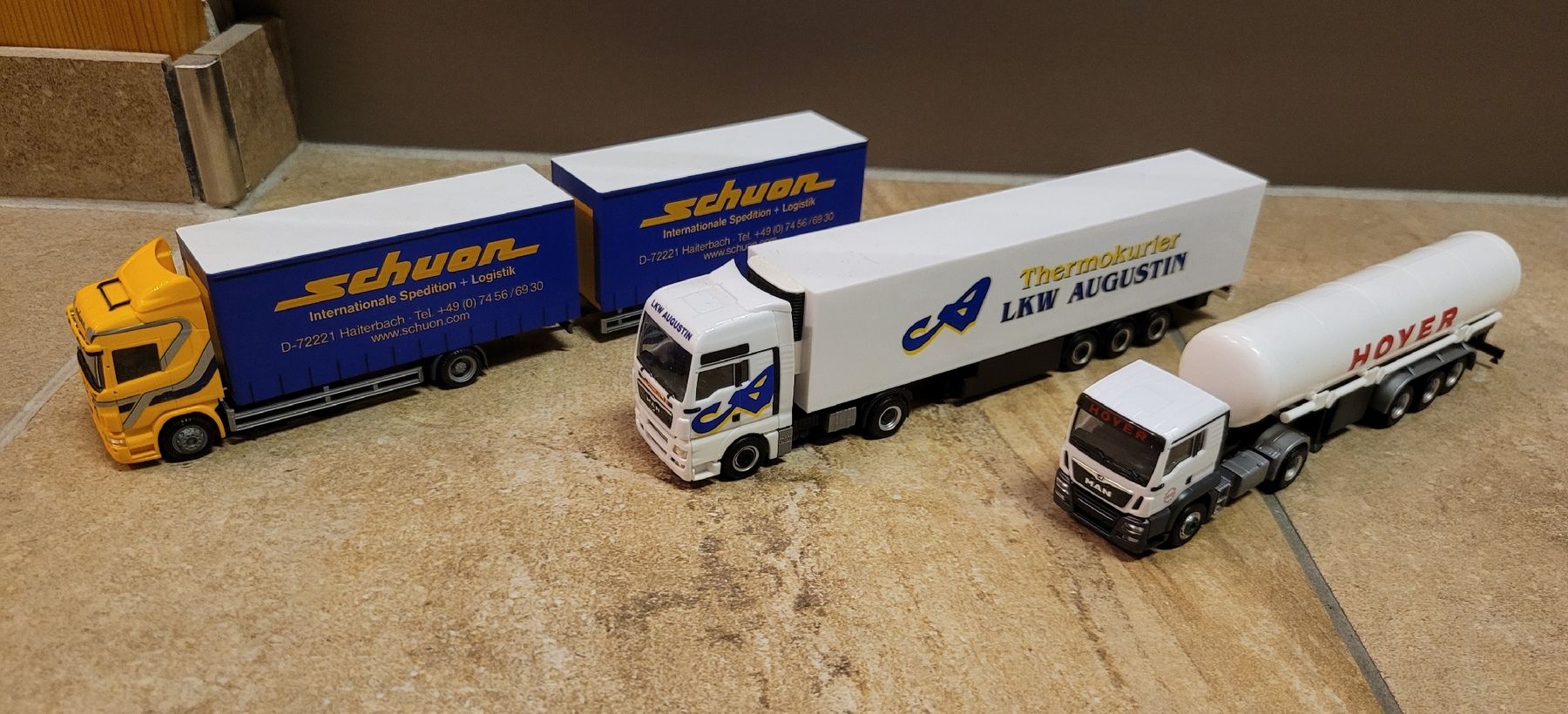 Herpa Kit di modellismo & Modellini statici: Herpa LKW's 1:87 – Usato da Hettiswil venduto da kuese85