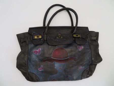 Echtleder Handtasche Birkin-Stil