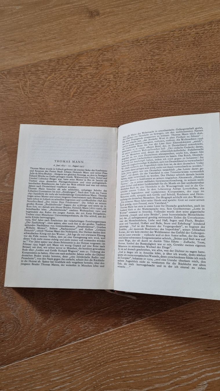 Libri: Thomas Mann - "die Buddenbrooks" - Ausgabe von 1957 – Usato da Seon venduto da Eva_worldwide 3
