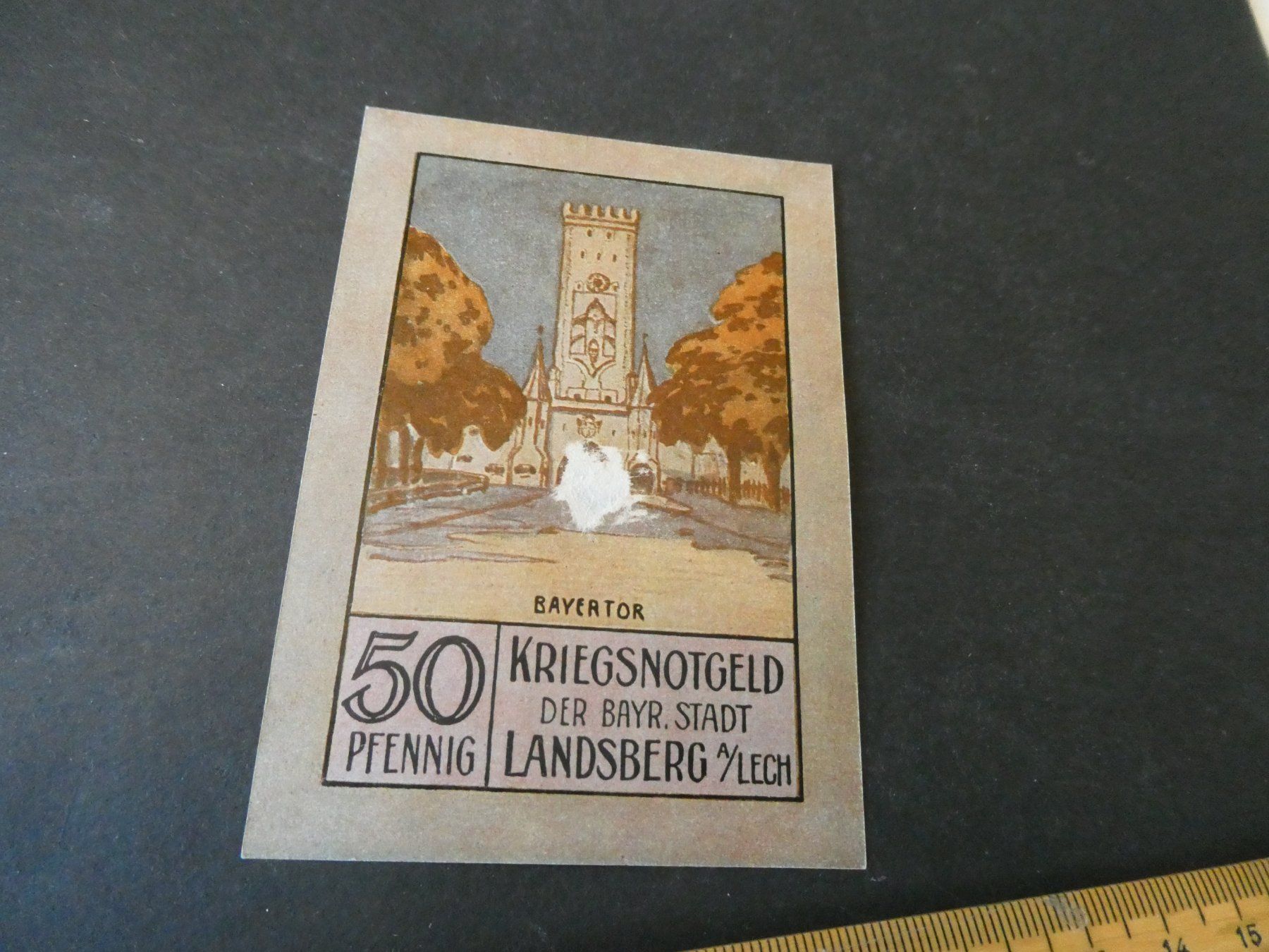 Banknoten: Dt. Reich, Landsberg - Notgeld – Gebraucht aus Hinterforst von Rohusri 1