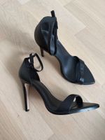 Elegante Zara Sandalen, Gr. 38 Schwarz