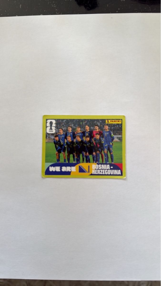 Panini Carte collezionabili: BIH 13 - Mannschaftsfoto Bosnien – Nuovo (secondo la descrizione) da Zürich venduto da Maeckes