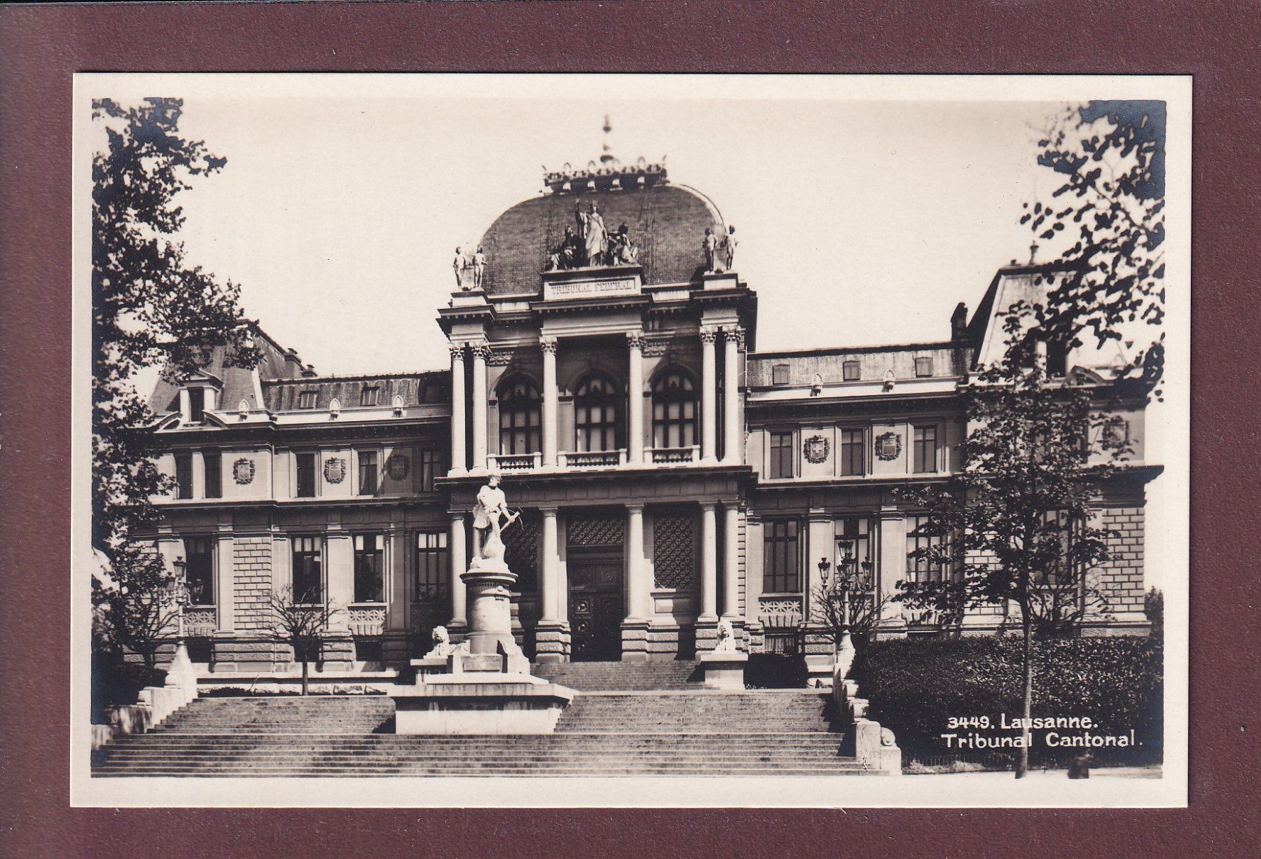 Cartes postales: LAUSANNE - Tribunal cantonal – D'occasion à Pully par nicecards