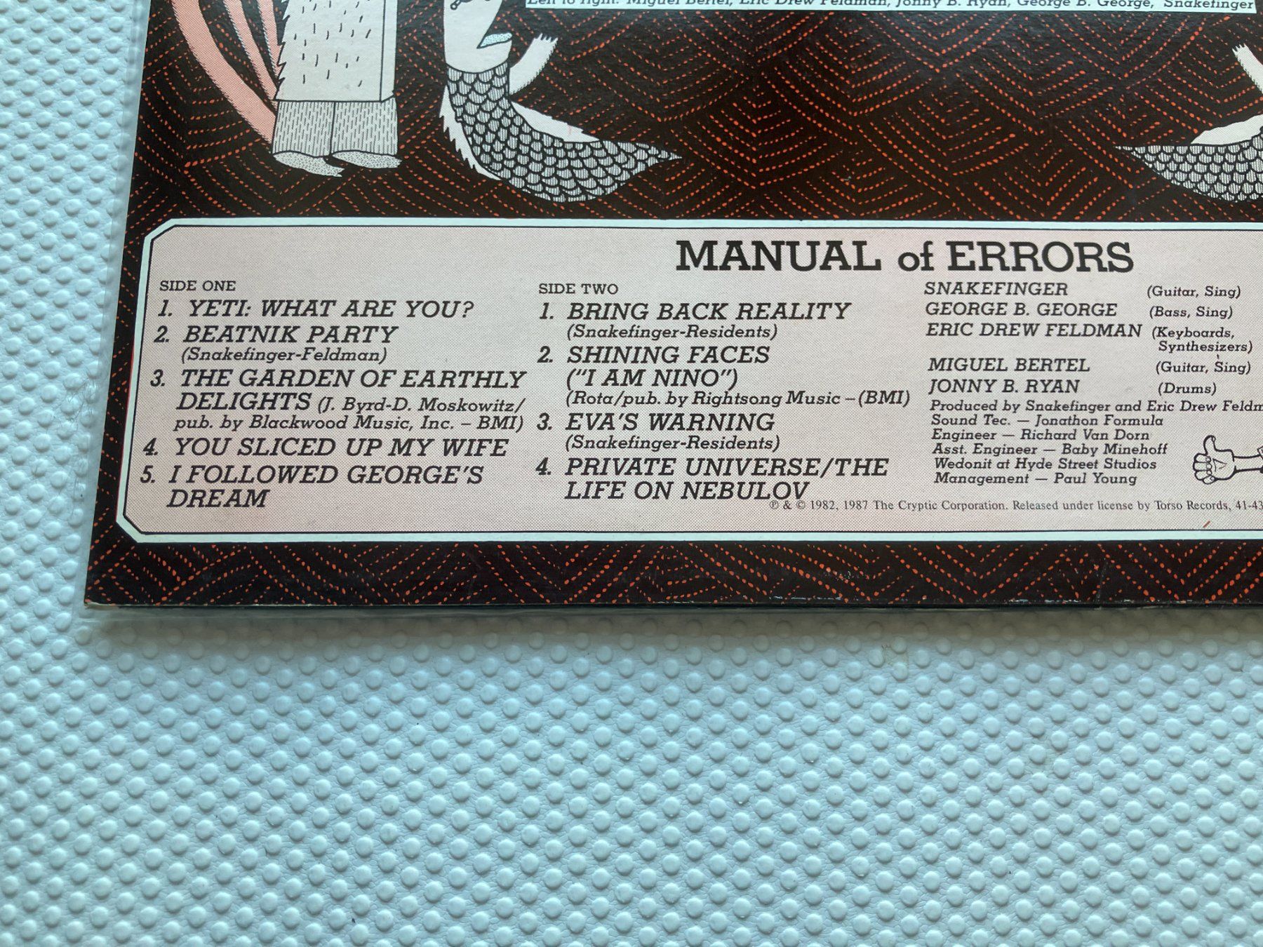 Dischi in vinile: Snakefinger – Usato da Aarwangen venduto da Jukebox3 3
