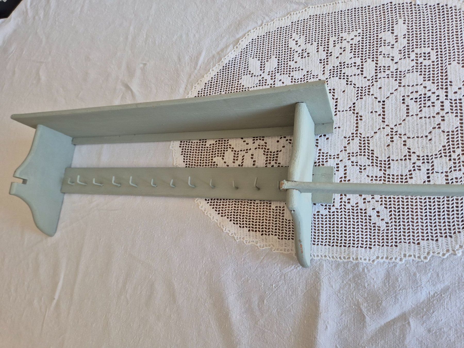 Scaffali: Wandregal mit Haken, Shabby Chic Stil – Nuovo (secondo la descrizione) da Bern venduto da aronari 6