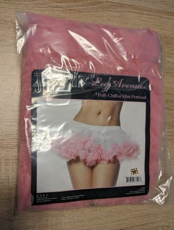 Unterrock Chiffon rosa Gr. S-L NEU!!