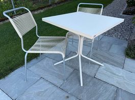 Schaffner-Set (Spaghettistuhl Säntis / Pix Gartentisch)