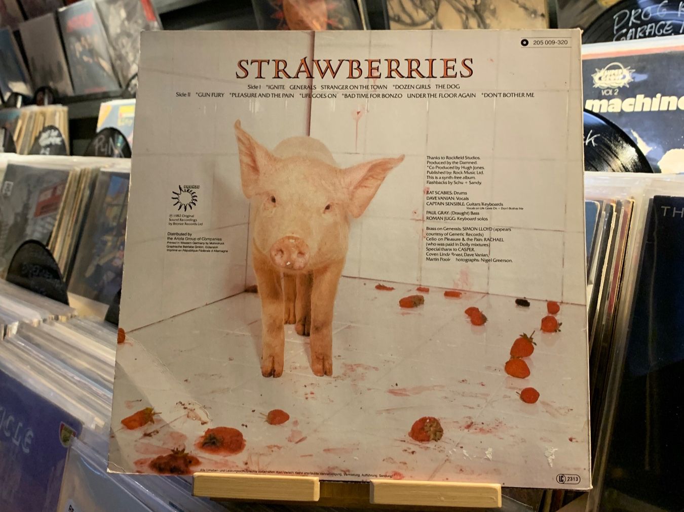 Schallplatten: THE DAMNED - STRAWBERRIES...OG GER 1982...VG+/VG – Gebraucht aus Gals von Diskopatshop 1
