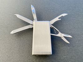 Spezielles, rechteckiges Taschenmesser mit Clip (Vintage)