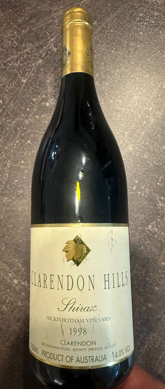 Wein: Charendon Hills 1998 – Neu und originalverpackt aus Vevey von Timeswiss