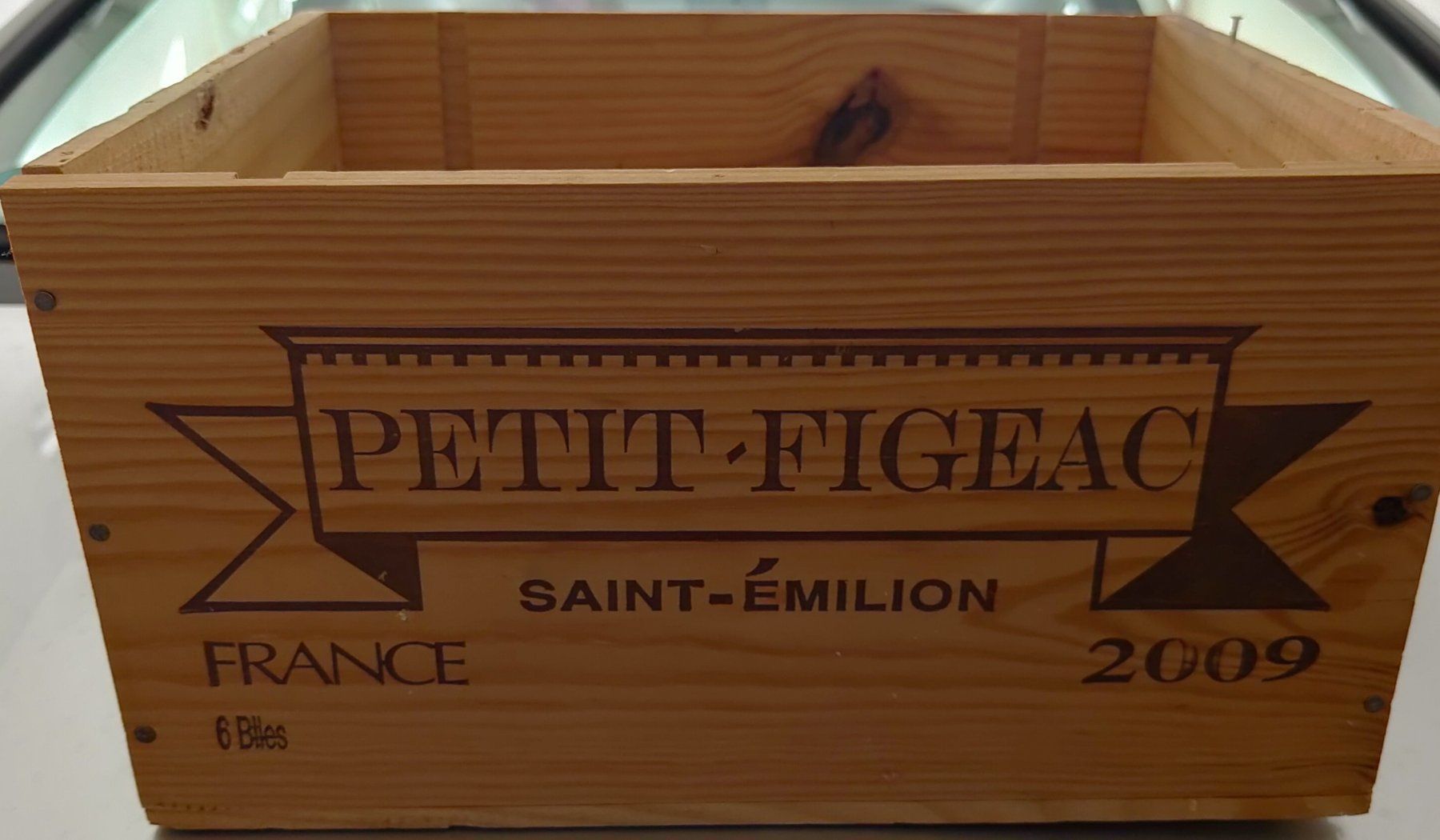 Casse di trasporto: Weinkiste Petit Figeac Holz leer! – Usato da Zürich venduto da tweetys78 1