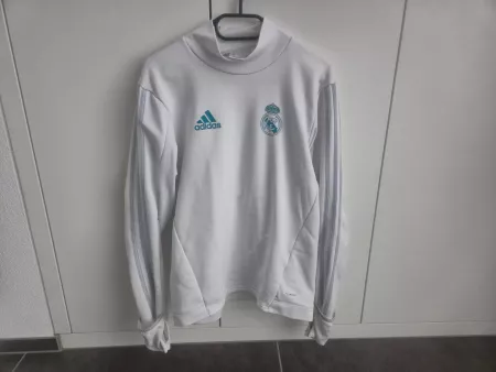 Adidas Real Madrid Trainingsshirt weiss Longsleeve Grösse S