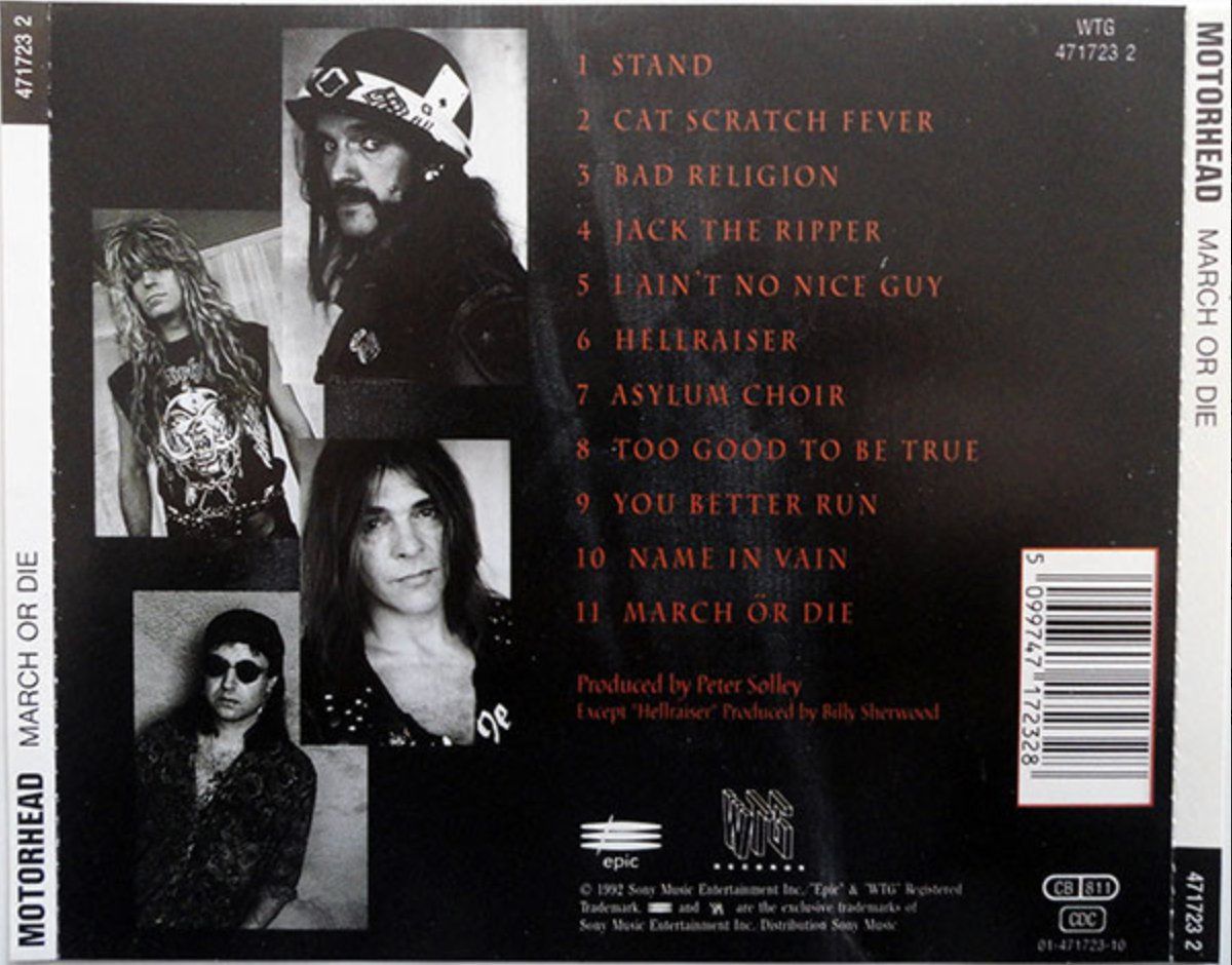 CD: Motörhead - March or Die – Usato da Brunnen venduto da Barfly5 1