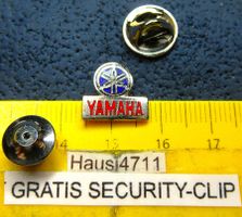 YAMAHA MOTO LOGO SCHMUCK-PIN ENAMEL MIT SECURITY-CLIP