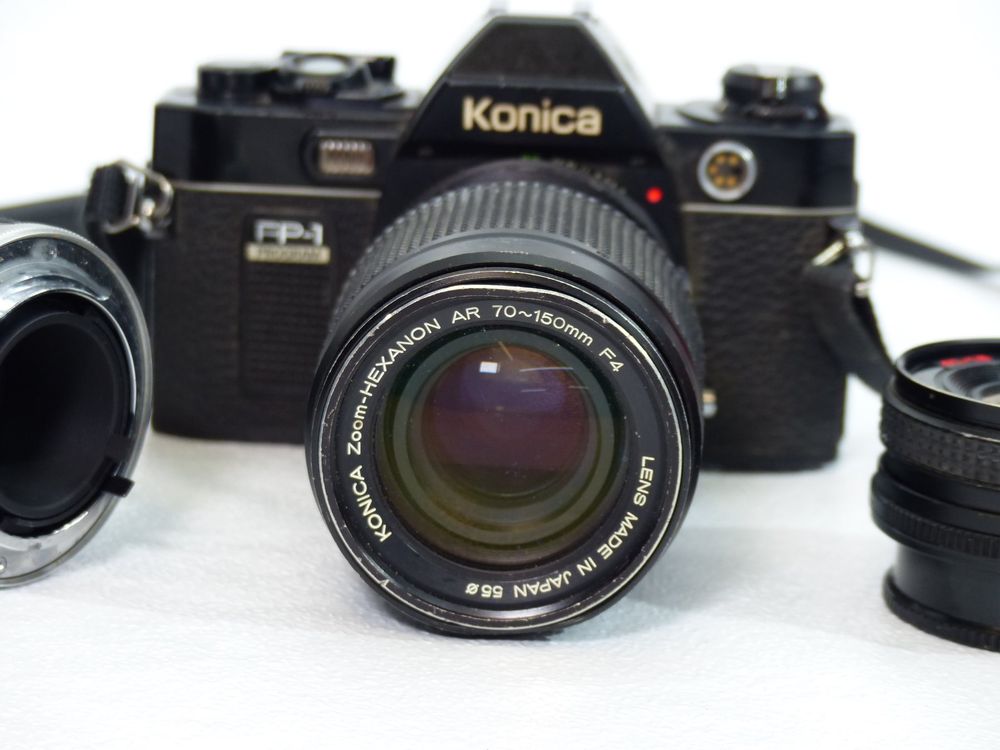 KONICA FP-1 Programm Analog-Kamera und Objektive 3