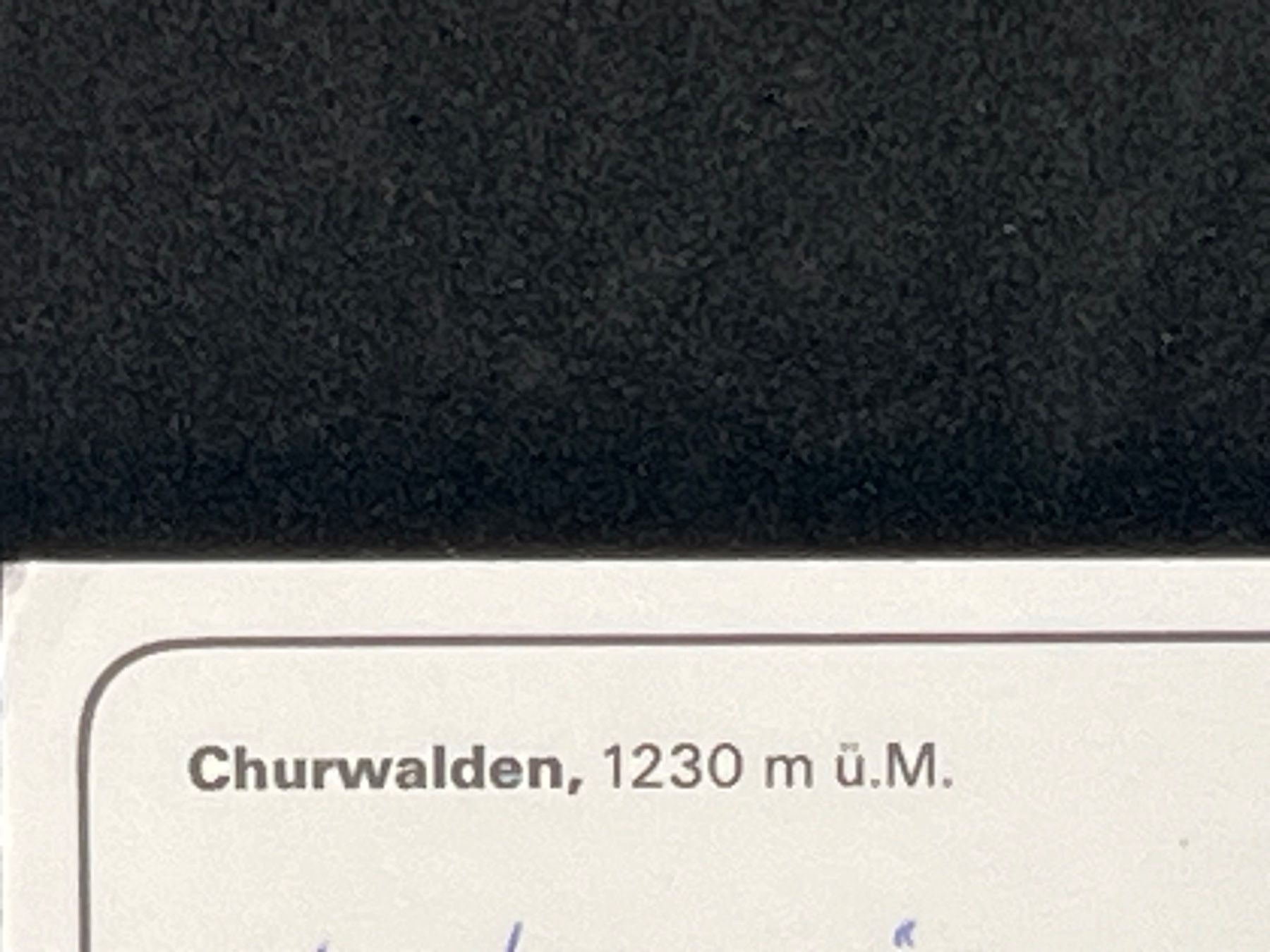 Ansichtskarten: Churwalden, 1230 m ü.M. – Gebraucht aus Widnau von Brusi9 2