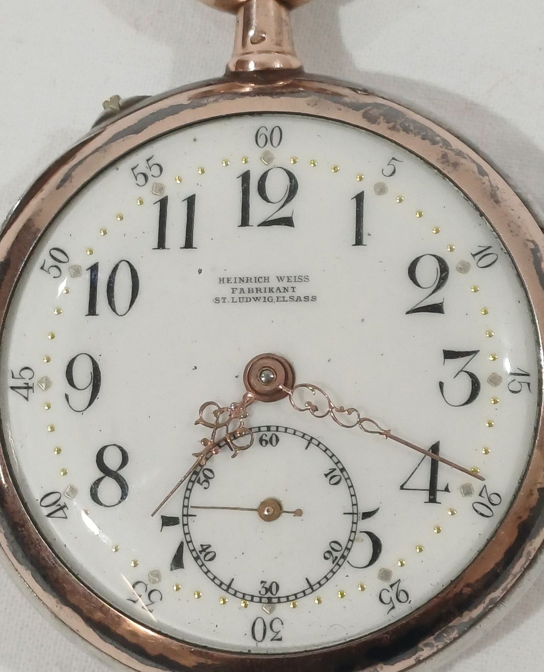 Orologi: Heinrich Weiss Taschenuhr – Difettoso da Luzern venduto da IG_Arbeit 2
