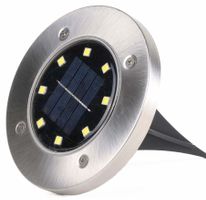 3er SET LED BODENLEUCHTE SOLAR  IP44  für Garten + Vorplatz