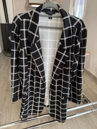 Veste à carreaux New Look Curves - Taille 50 - État neuf