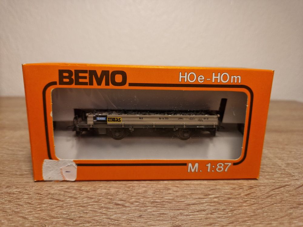 Bemo Modelleisenbahnen: Bemo 2267 Niederbordwagen RhB H0m – Gebraucht aus St-Aubin-Sauges von tantome 3
