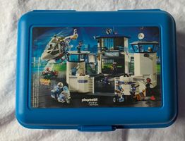 Playmobil znünibox brotbüchse lunchbox mit teiler blau