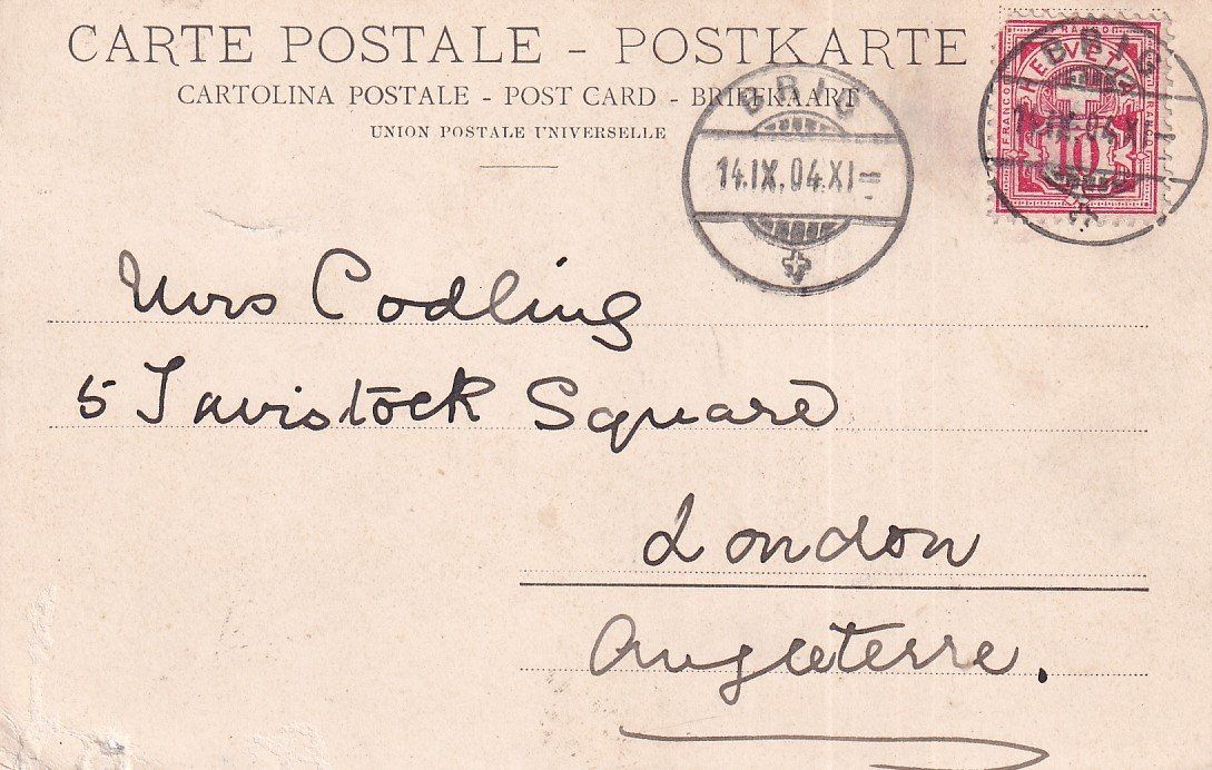 Cartoline postali: Visp   VS       um 1904 – Usato da Brig venduto da Valcards54 1