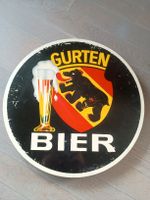 Vintage Metallschild Gurten Bier