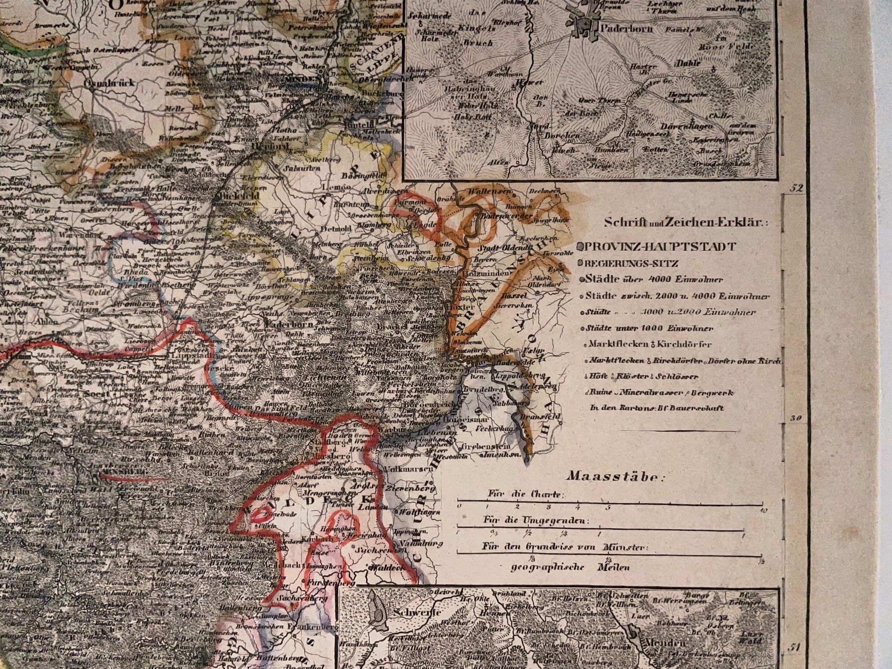 Cartes géographiques & atlas: Antike Landkarte Westphalen – D'occasion à Cham par Chramschopf 2