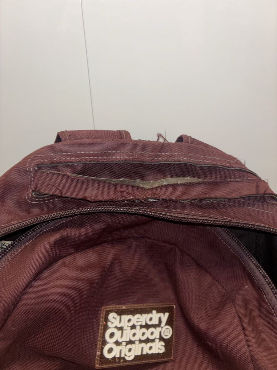 Superdry Zaini: Superdry Rucksack dunkelrot / lila – Usato da Winterthur venduto da van_8fsq 1