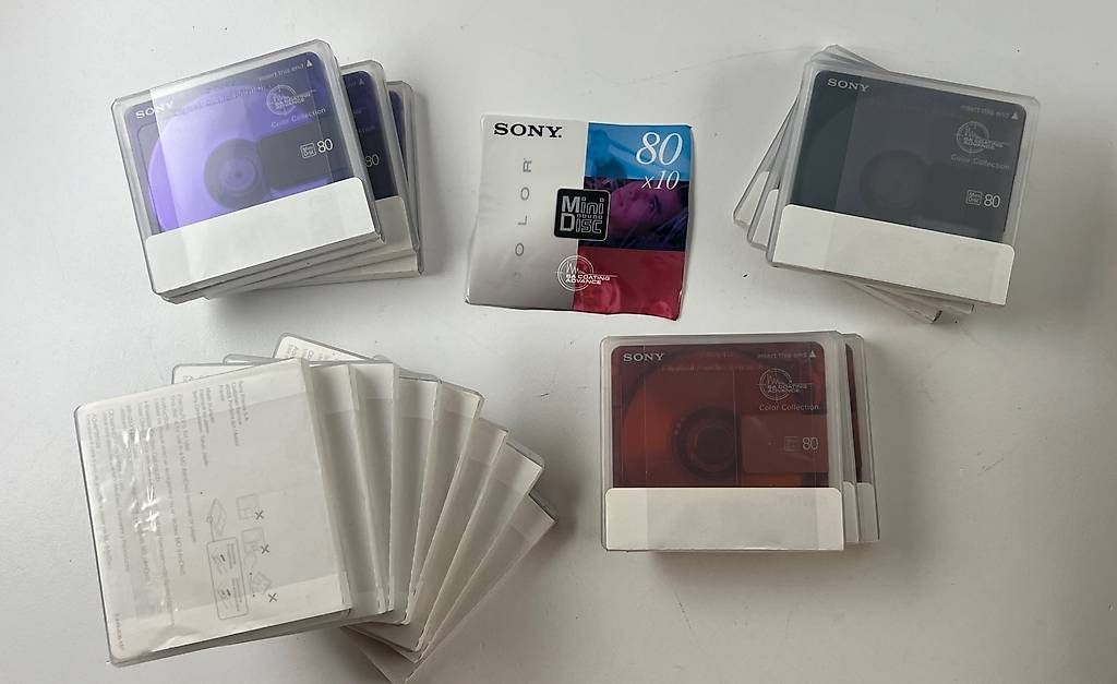 Sony Minidisc: Sony MiniDisc 80er Color Collection OVP – Nuovo e nell'imballaggio originale da Langenthal venduto da Schmittchen 1