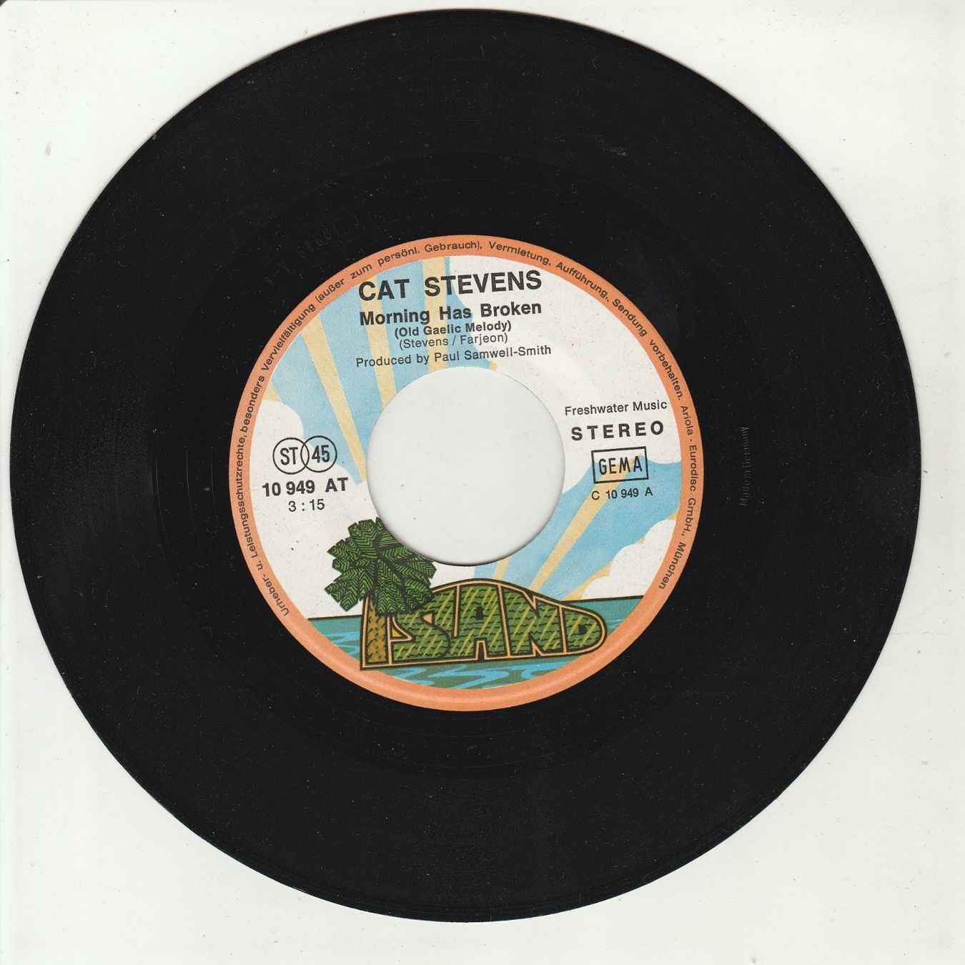 Dischi in vinile: Cat Stevens - Morning has broken 7" Vinyl 1971 – Usato da Tübach venduto da JamesStone 2