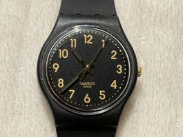 Swatch Uhr schwarz, Gent, neu