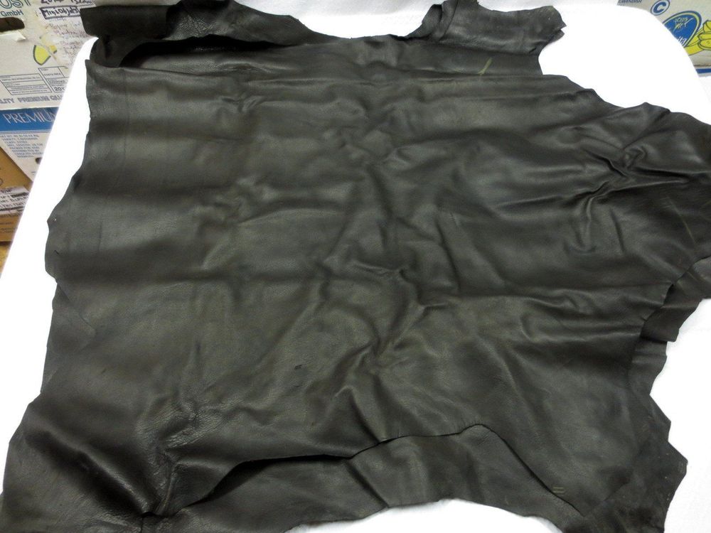 Sac De Selle Simple En Cuir Occidental Pour Cheval - Peau De Vache Noire - Neuf