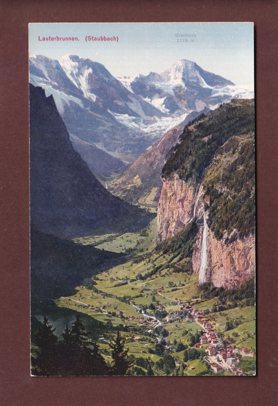 Cartoline postali: LAUTERBRUNNEN - Staubbach – Usato da Pully venduto da nicecards