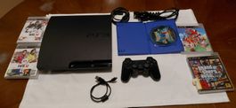 PS3 Slim 160 GB inkl One Piece / Rayman