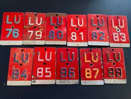 Lot Velonummern LU