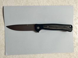 lionSTEEL Skinny Knife – Black aluminium, CPM MagnaCut Steel