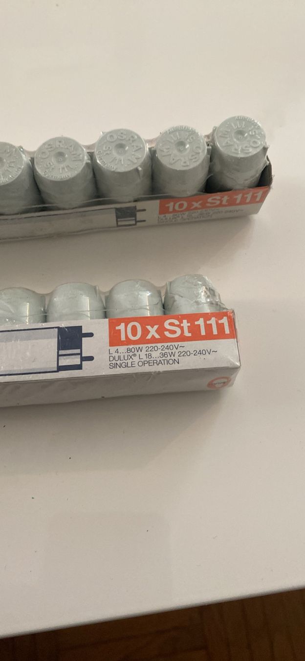 Alimentazione elettrica: Osram St 111 Starters – Nuovo e nell'imballaggio originale da Dällikon venduto da YOTECH