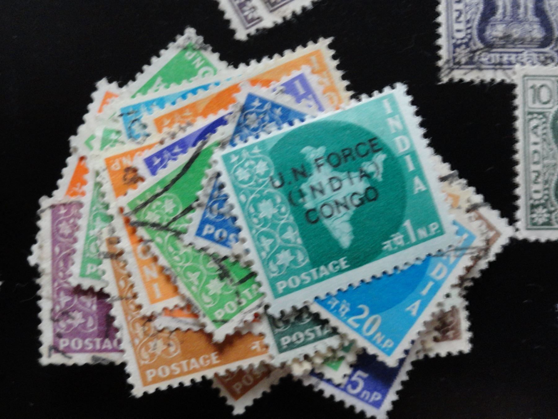 Tutti i francobolli: 300 indische Marken. Mit Abarten!!!! – Usato da stäfa venduto da brandy66 4