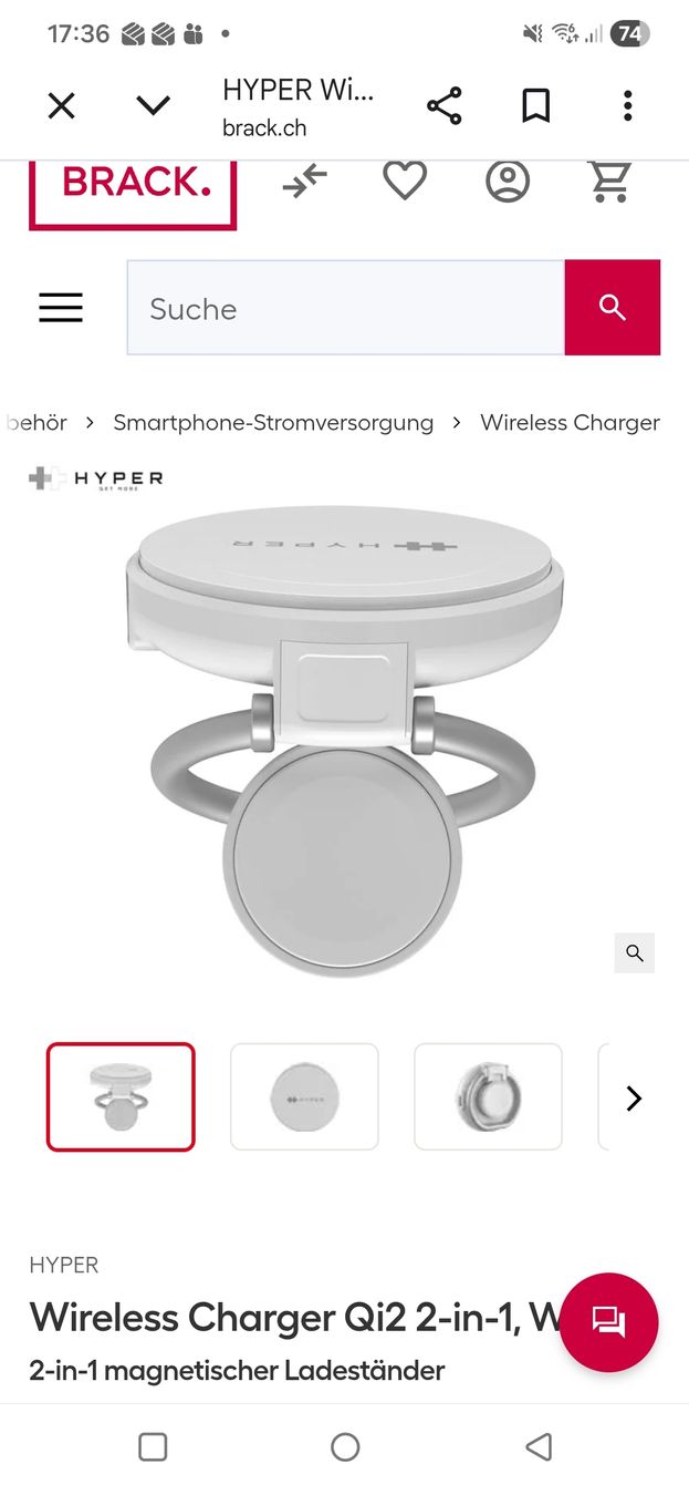 Ladegeräte: Wireless Charger – Neu (gemäss Beschreibung) aus Windisch von Miom
