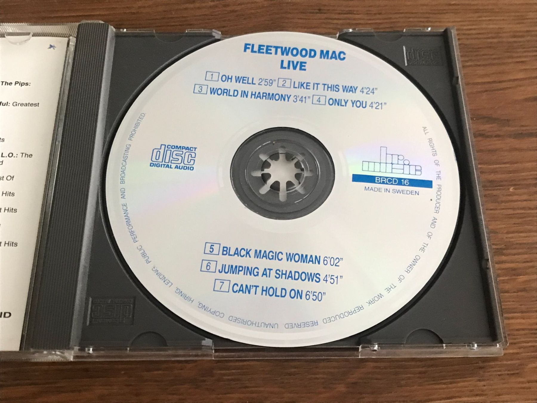 CD: FLEETWOOD MAC - Live – Usato da Buchs AG venduto da Archie 1