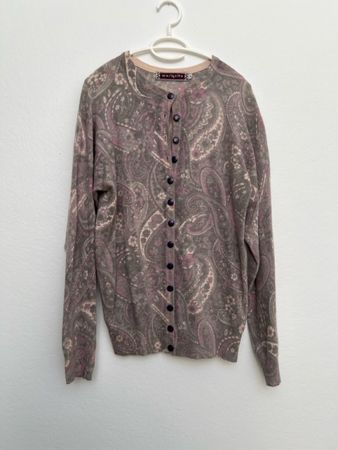 Vintage | Damen Wolle Strickjacke Gr.S