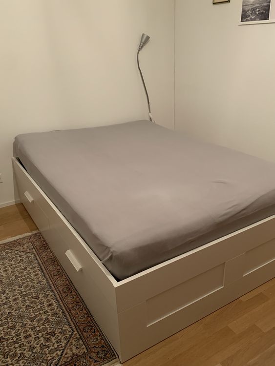 Ikea Bett 140x200cm Mit 4 Grossen Schubladen | Kaufen Auf Ricardo