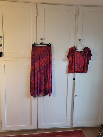 Damen  Batik  Ensemble  quasi neu Grösse XS/S 