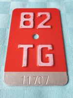 Velonummer TG 82