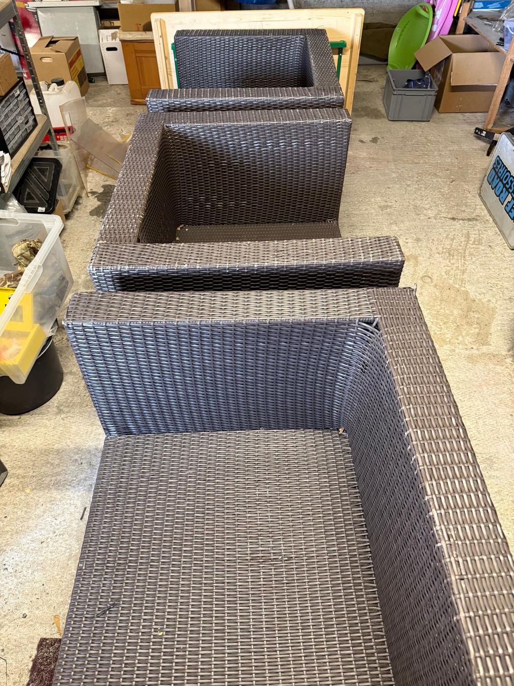Sessel: Rattan Gartenmöbel – Gebraucht aus Plasselb von Egger6 2